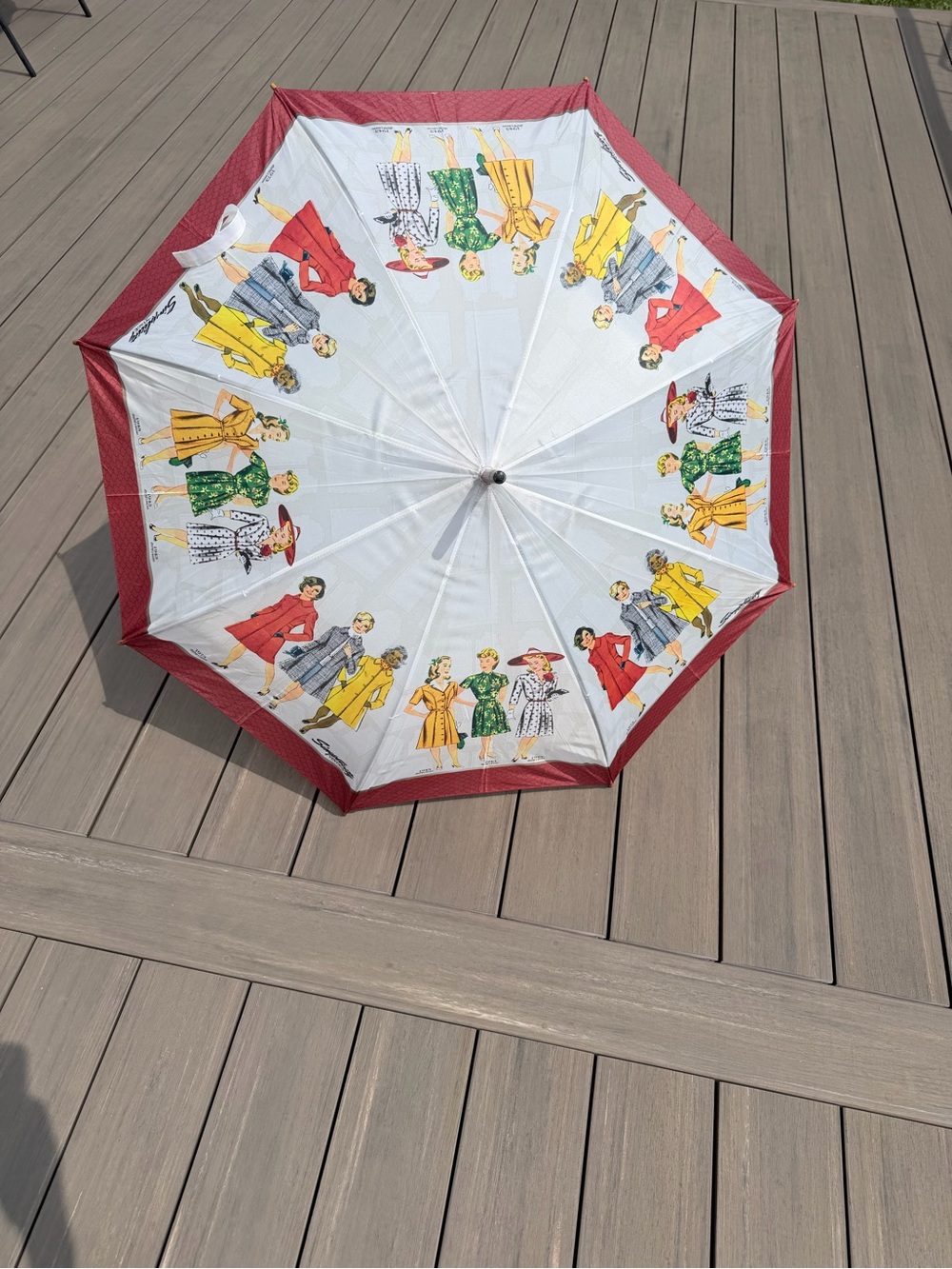 Simplicity Vintage Umbrella with Ladies Sewing Fashion Patterns WORKS 35" new